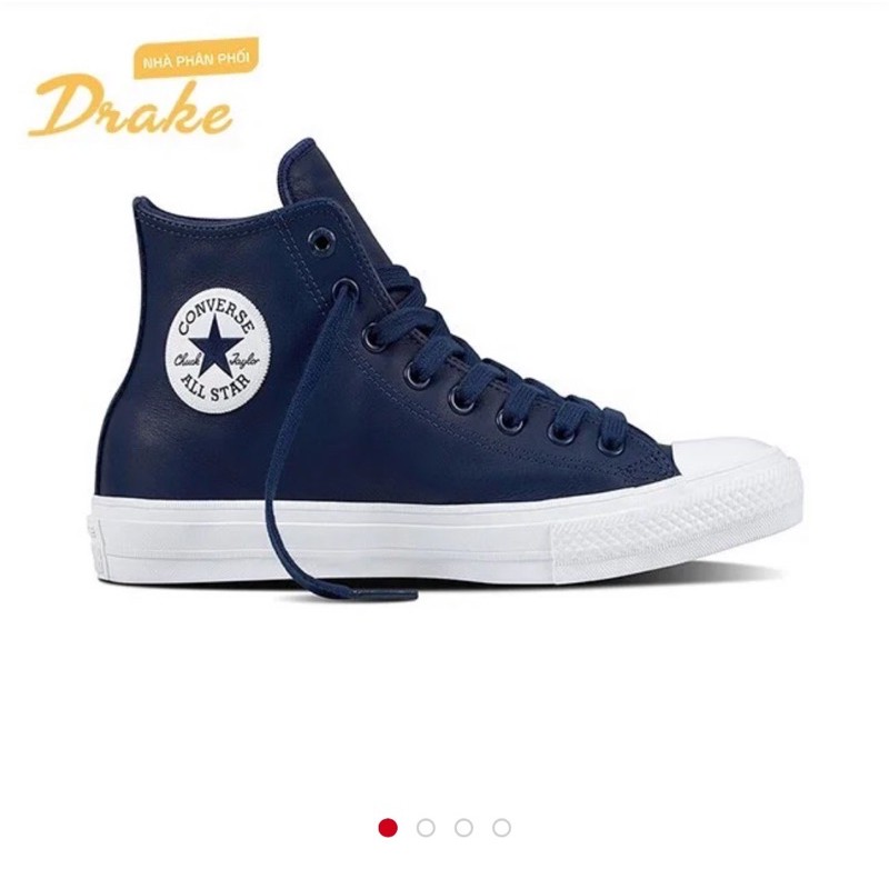 Giày Converse chuck 2 premium leather xanh navy