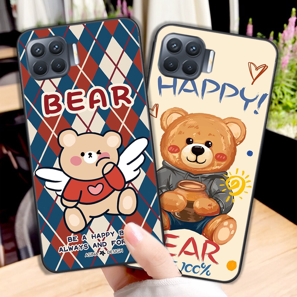 Ốp lưng Oppo A73 / A93 in hình cute, mẫu chú gấu siêu đẹp- GIÁ RẺ