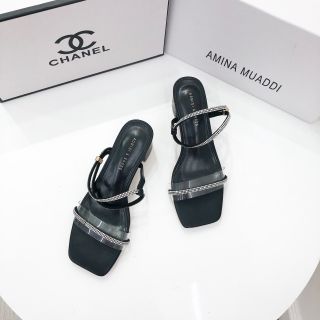 M(ẢNH THẬT) Sandal 5p Gót Vuông Quai Mica Đá Da Mềm Fullbox Cao Cấp Xịn 2020