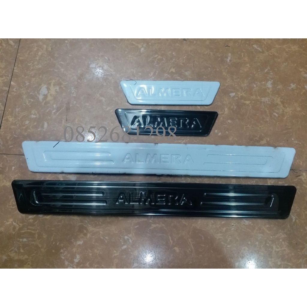 Bộ 4 ốp nẹp bước chân Ngoài Titan xe Nissan Almera đời 2021