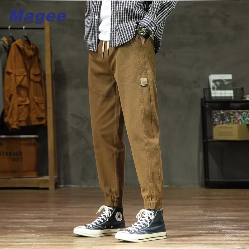 Quần Dài Dáng Rộng Phong Cách Hàn Quốc Thời Trang Xuân Thu Mới Cho Nam