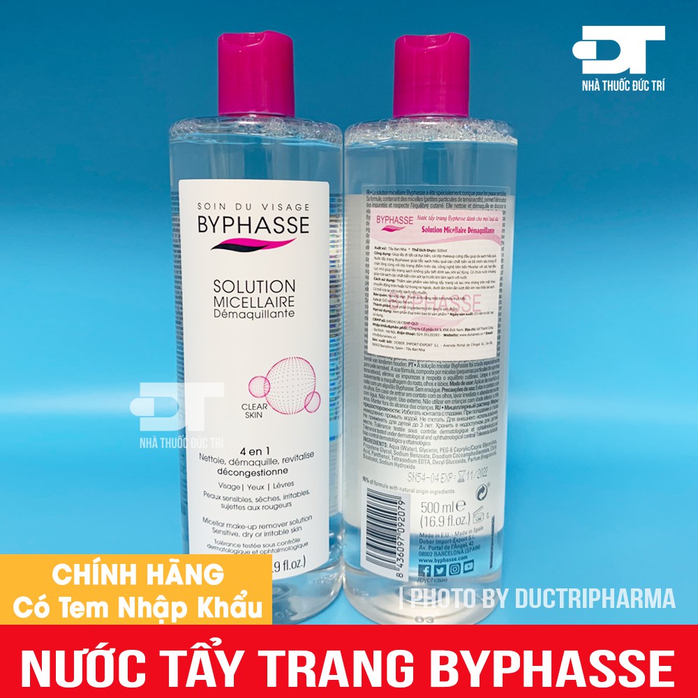 Nước Tẩy Trang Byphasse Micellar 500ml