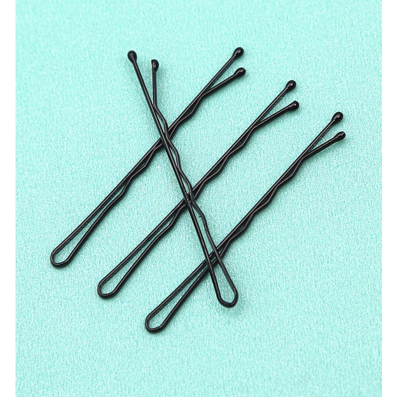 Set 10 Kẹp Tóc Mái Gợn Sóng Bằng Kim Loại Chất Lượng Cao