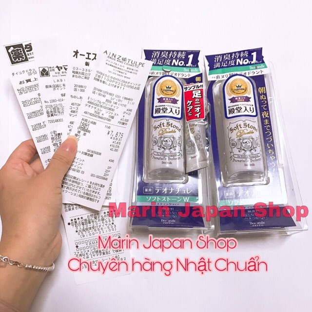 [Mã COS2704 giảm 8% đơn 250K] (Đủ bill store Nhật) Mẫu mới 2020- Lăn nách đá khoáng của Nhật Bản Soft Stone | BigBuy360 - bigbuy360.vn