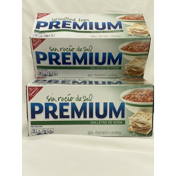 Bánh quy ăn kiêng Unsalted Tops Premium Saltine Crackers