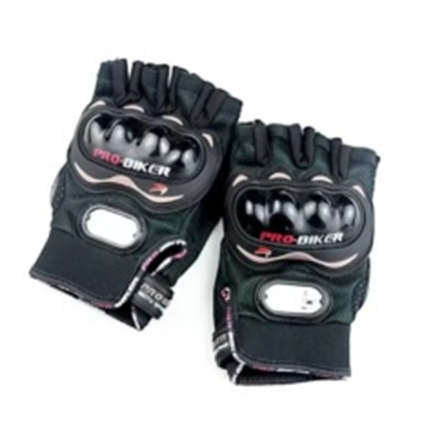 Găng Tay Hở Ngón Thể Thao Lái Xe Probiker 206374 (size M) + Tặng 1 dao gấp thẻ ATM .