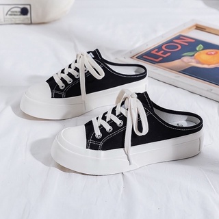  Giày sục nữ thể thao độn đế mũi viền Cao Cấp -Giày sục nữ tăng chiều cao phái đẹp 