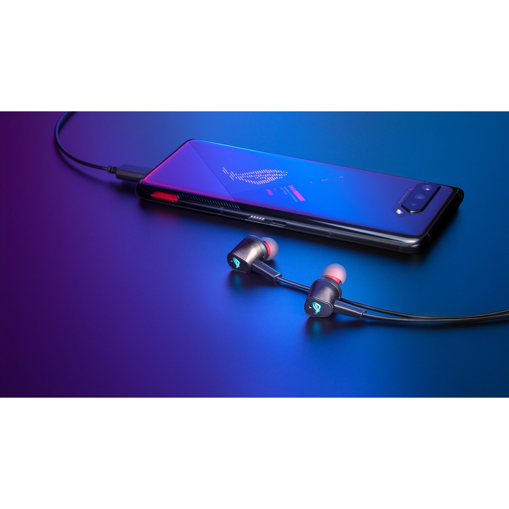 Tai nghe Gaming Asus ROG Cetra II -Tai nghe chơi game nhét tai chống ồn, khử ồn chủ động ROG Cetra - Hàng Chính Hãng