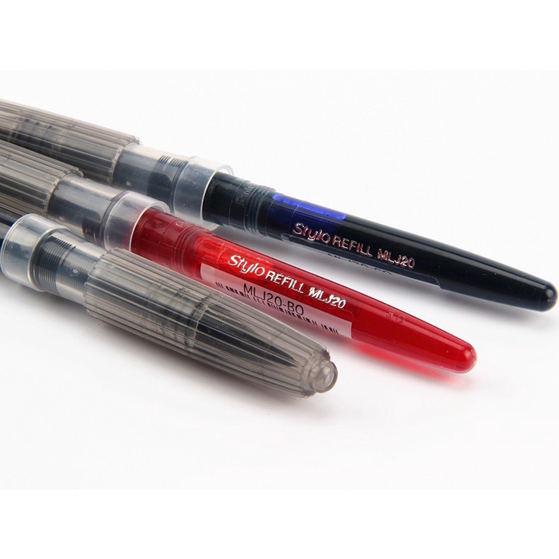 Ruột Bút Ký Nhật Pentel Tradio Stylo TRJ50 - Stylo Refill MLJ20 | 2 Màu Mực Xanh/ Đen