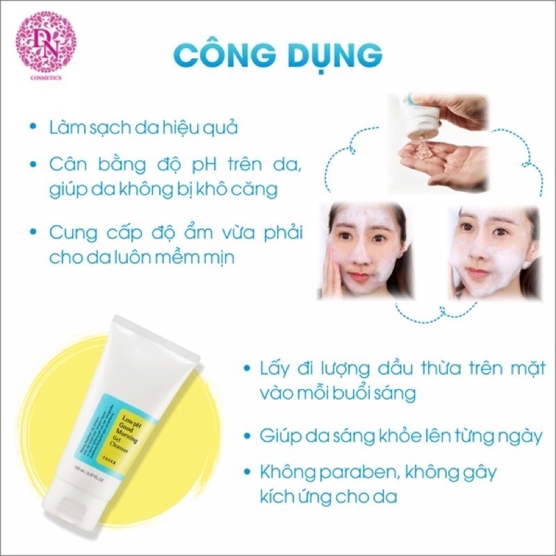 Sữa rửa mặt Cosrx Good Morning Gel Cleanser