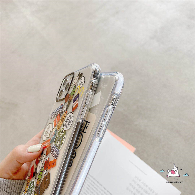 Ốp điện thoại dẻo TPU trong suốt cho iPhone 11 12 Pro Max 12 MINI iPhone 7 8 Plus 6 6s Plus 12Pro X XR XS MAX SE | BigBuy360 - bigbuy360.vn