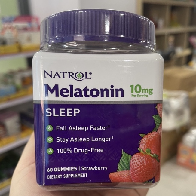 Kẹo dẻo Natrol Melatonin 90 viên 10mg