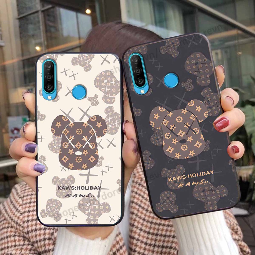 Ốp Huawei Nova 4e / P30 Lite thể thao, bear brick, ốp lưng dẻo thời trang bền đẹp