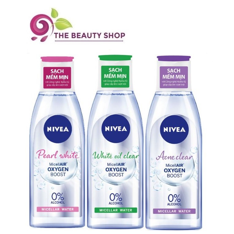 Nước tẩy trang Nivea Micellar Water 200ml - BẢN MỚI chai lớn