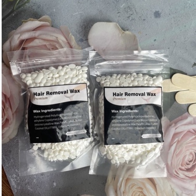 Sáp Wax Lông Nóng dừa cao cấp 100g - Tặng kèm que gỗ