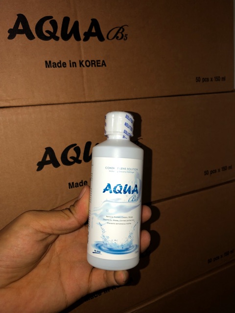 Nước ngâm lens Aqua B5 Solution 150ml