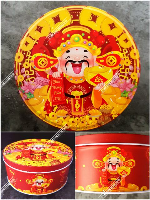 Hộp Thiếc Tết 2020 - [TẶNG TÚI QUÀ BIẾU] | BigBuy360 - bigbuy360.vn