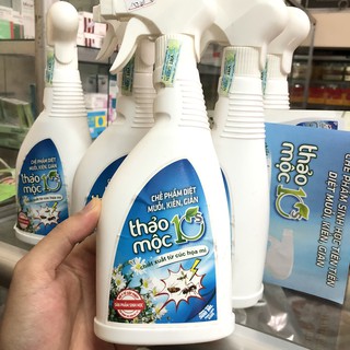 Bình xịt muỗi, kiến, gián, thảo mộc - chiết xuất từ cúc họa mi