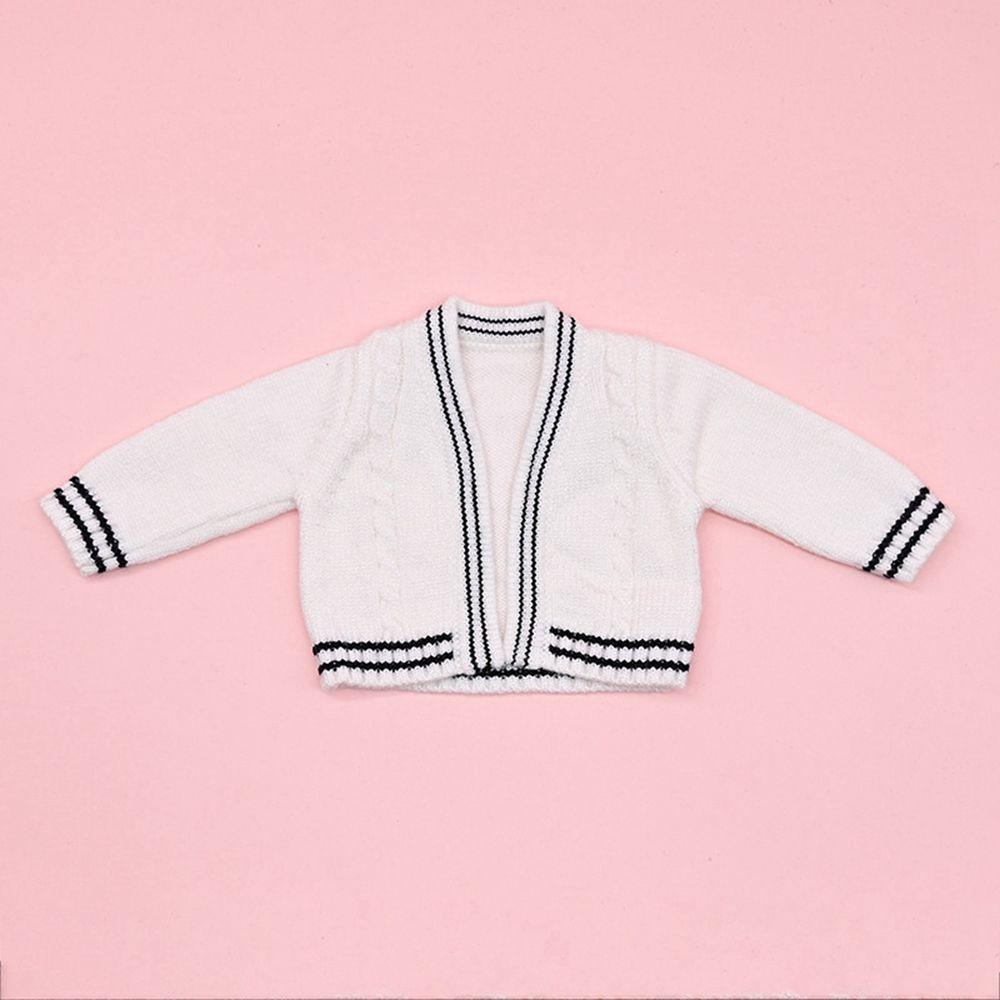 Áo Sweater Dệt Kim Thủ Công Mini Nhiều Màu Sắc Dễ Thương Cho Bé Gái