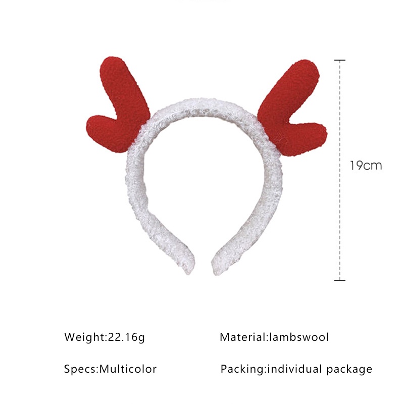 Băng Đô Cài Tóc Hình Sừng Hươu Dễ Thương Cho Nữ