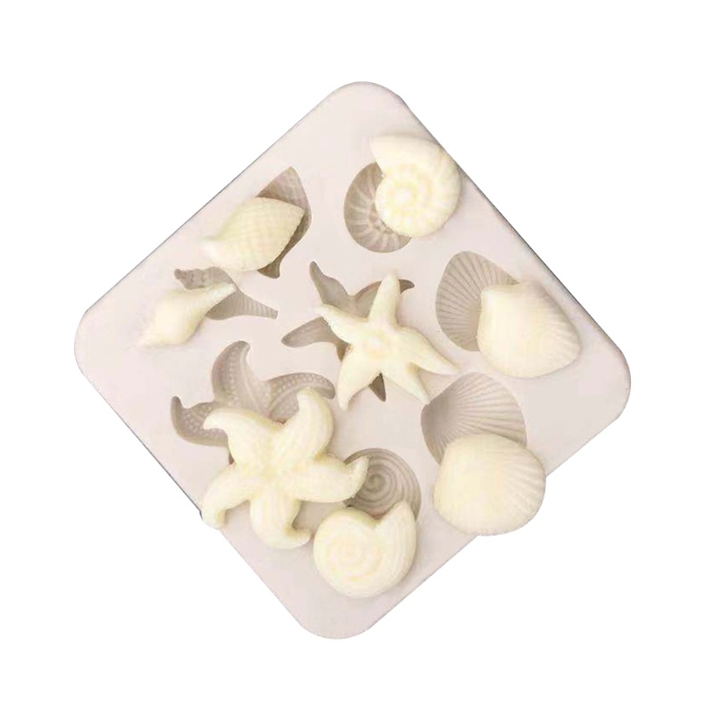 Set 2 Khuôn Silicone Làm Bánh Hình Động Vật Biển
