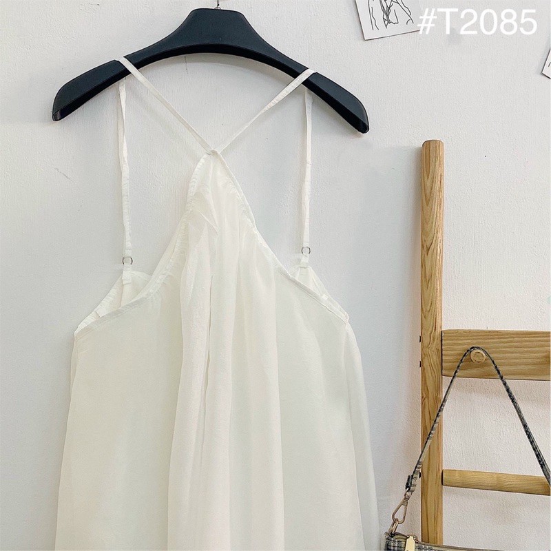Đầm Trắng NEPHE DRESS xinh như nàng thơ chất vải voan 2 lớp dày dặn thiết kế 2 dây hở lưng quyến rữ | BigBuy360 - bigbuy360.vn