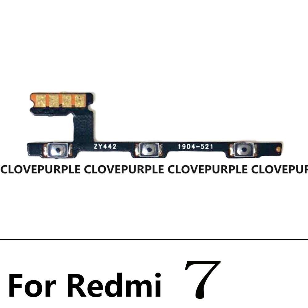 1 Dây Cáp Flex Nút Nguồn / Mở Máy Ảnh Cho Xiaomi Redmi 7 7A 8 8A 9 9A Note 7 8 8T 9 10 Pro 9s MI 10T Lite 10