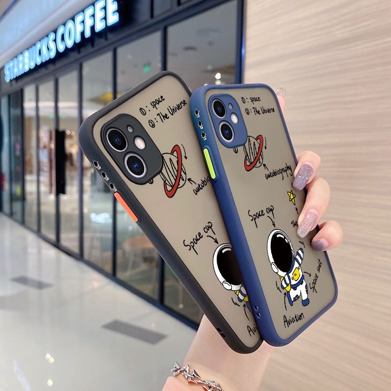 Ốp Điện Thoại Cứng Nhám Hình Phi Hành Gia Cho OPPO A96 Reno 7Z Reno7 z Reno7 lite Reno8 lite F21 Pro 5G