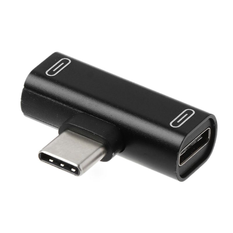 ❀CRE Dual Type C USB-C Earphone Headphone Audio Charging Charger Adapter Splitter Convertor