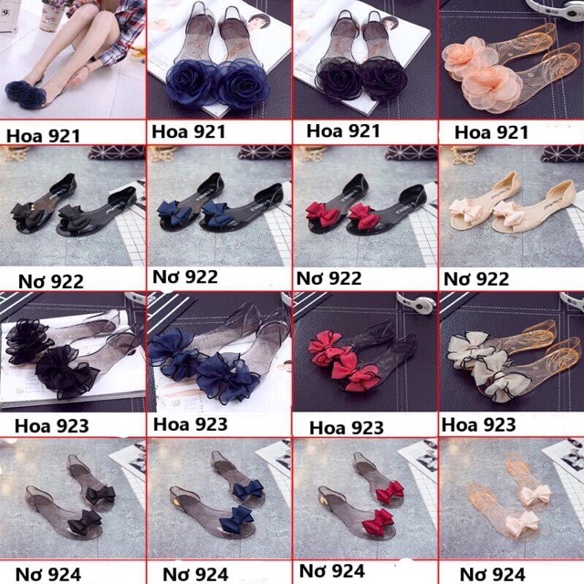 GIÀY NHỰA DẺO TRONG HÀN QUỐC mẩu 921 giá sỉ