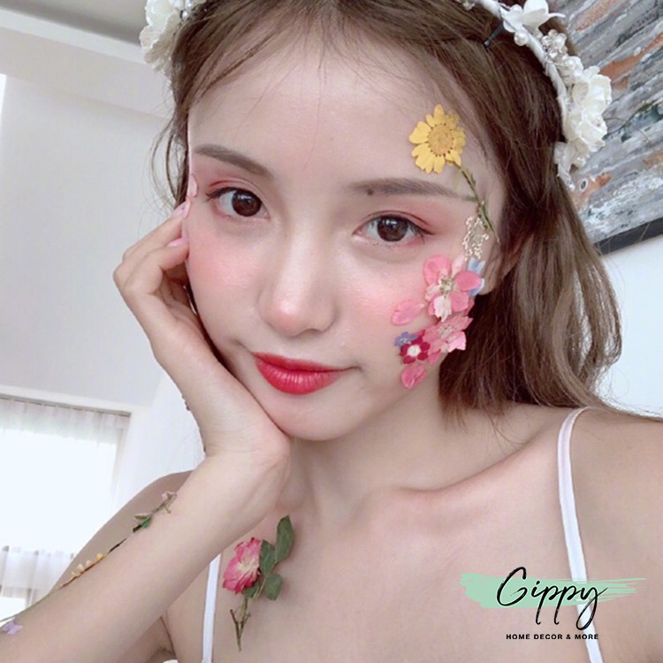 Hoa ép khô makeup (link 1) - phụ kiện trang điểm - cosplay, cổ trang - Gippy Decor