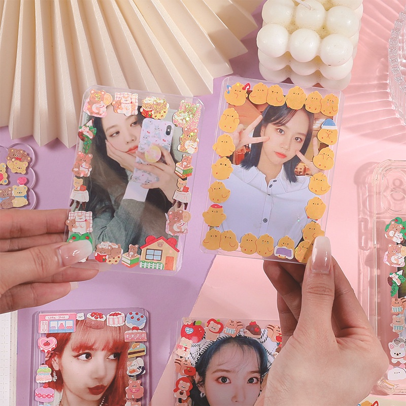 Sticker nhũ cắt sẵn decor ảnh idol journal bullet siêu xinh miếng dán - ảnh sản phẩm 3