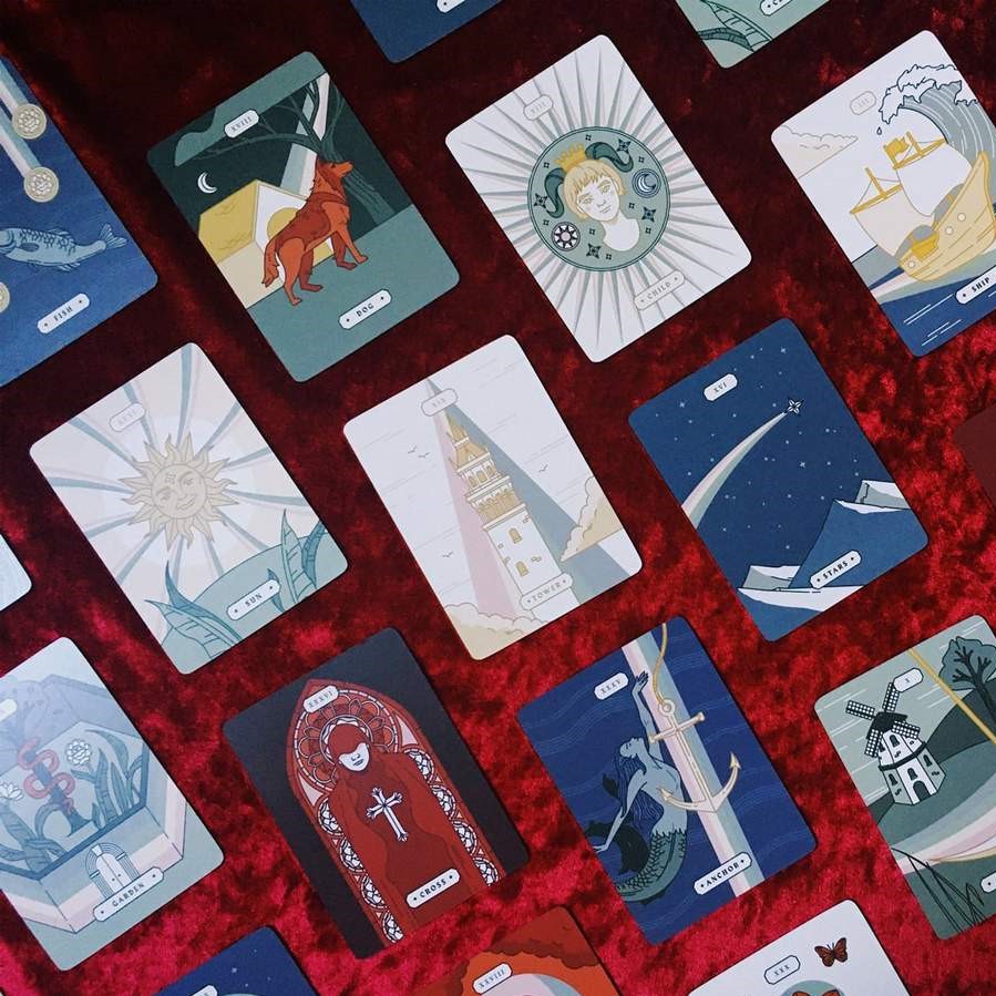 Bộ bài Arcana de Iris Sacra Lenormand Deck