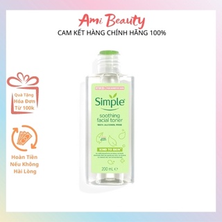Nước Hoa Hồng Simple kind To Skin Soothing Facial Toner