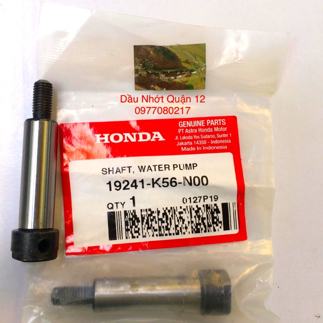 Honda Winner Sonic 150 Bộ Ron Phốt Bơm Nước Water Pump Seal Set - Cốt Bơn Nước Sonic 150 Zin Honda Indonesia