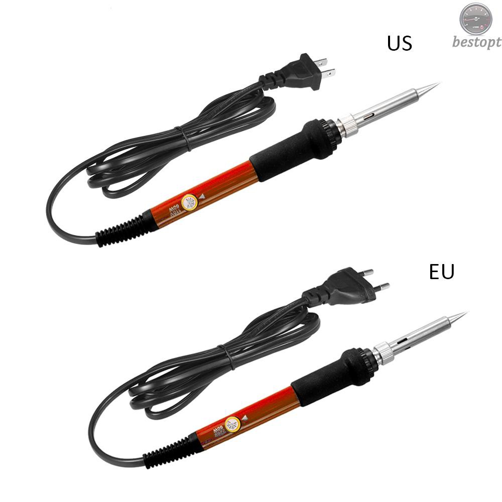 B&O 60W Professional Electric Adjustable Temperature 200-450℃ Soldering Iron Welding Repair DIY Hand Tool