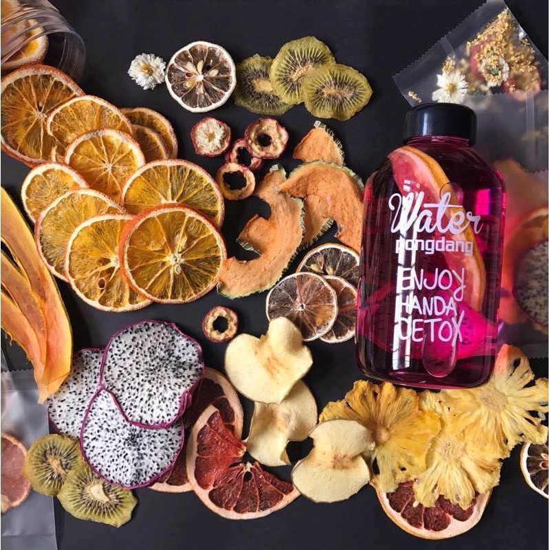 Trà trái cây detox set 10 gói - Không bình, hộp, túi vải