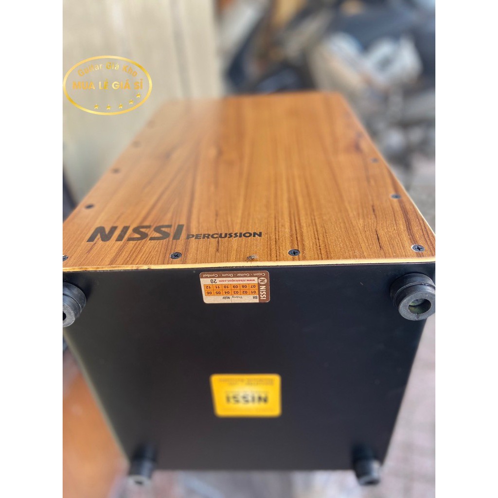 Trống Cajon Nissi 478 chất lượng cho người mới tập chơi