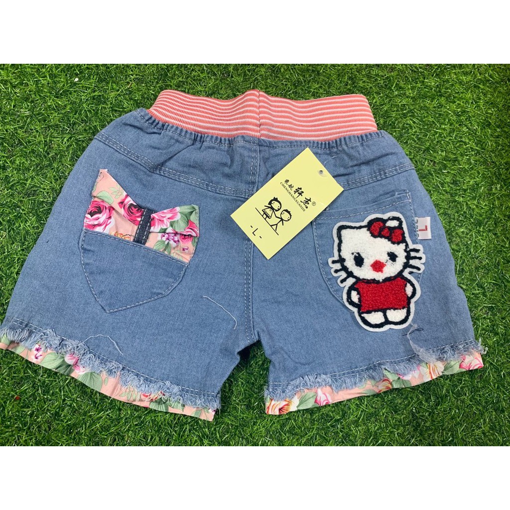 Quần Short Bò Trẻ Em Dành Cho Bé Gái Hàng Quảng Châu Cao Cấp Loại 1 HOT 2021