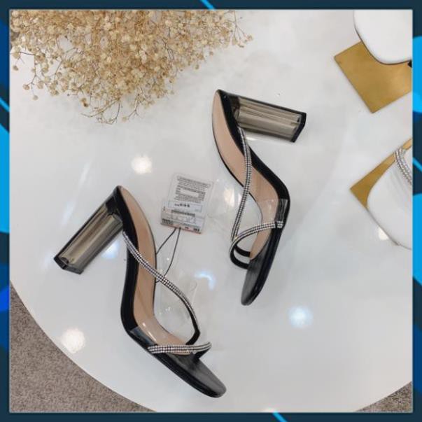 | New | Real Guốc zara mica trong quai đá gót trụ fullbox xuất dư Đẹp Xịn . 2020 new .. .. . . . : You ; , ‣ , # * > ཻ