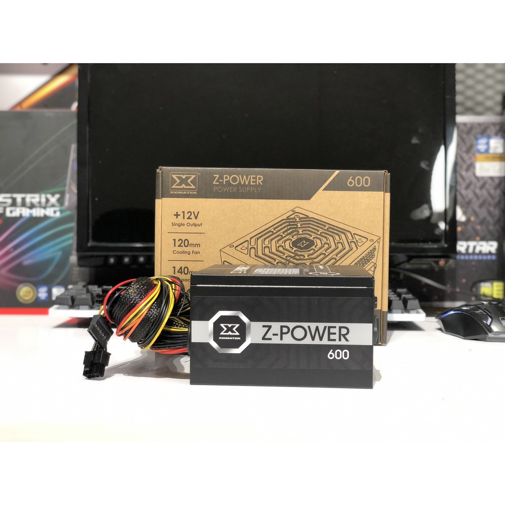 Nguồn máy tính Xigmatek Z-POWER 600 EN45945 - 500w Hiệu suất 80 plus white (Z600)