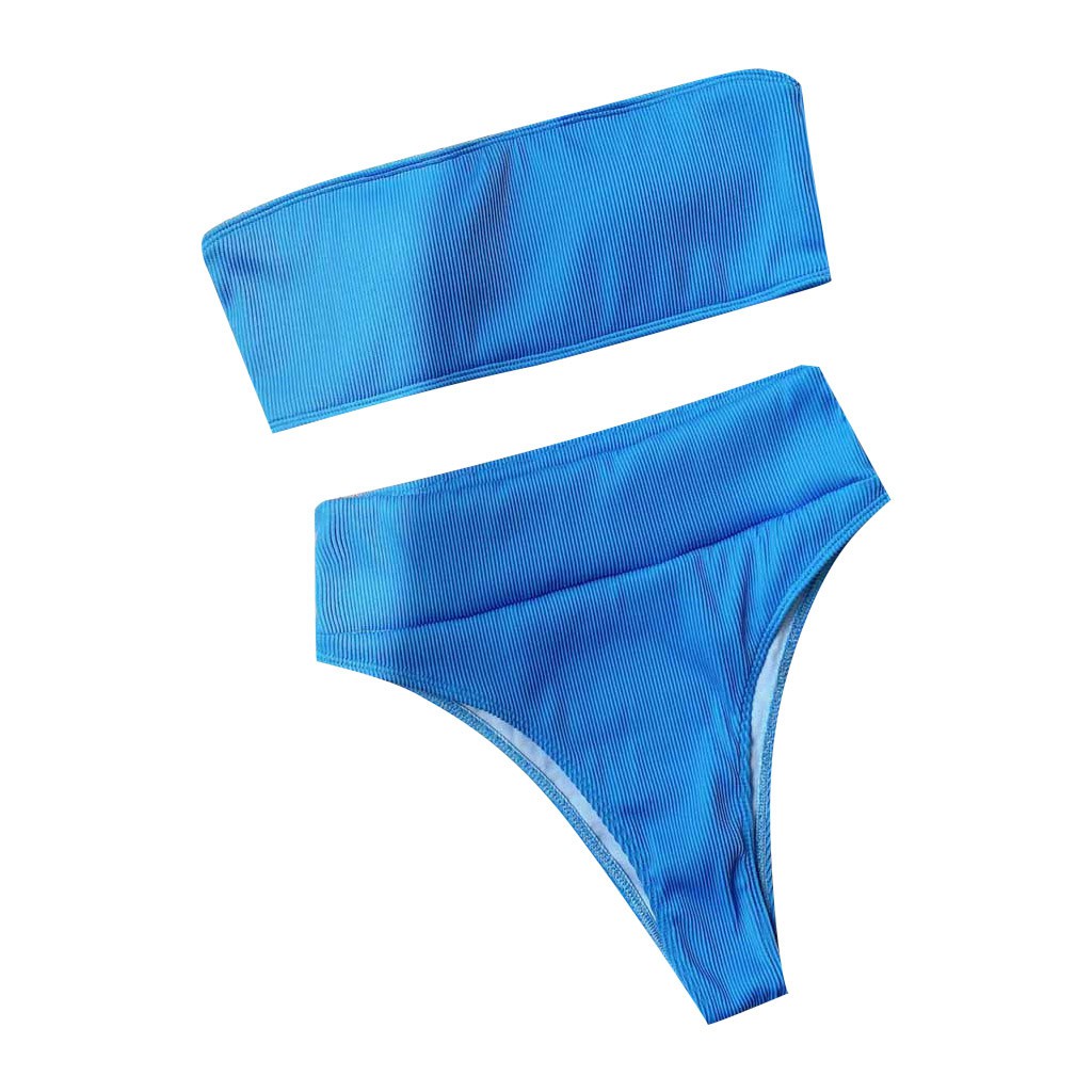 Bộ đồ bơi hai mảnh có đệm nâng ngực màu trơn gợi cảm dành cho bạn nữ | BigBuy360 - bigbuy360.vn