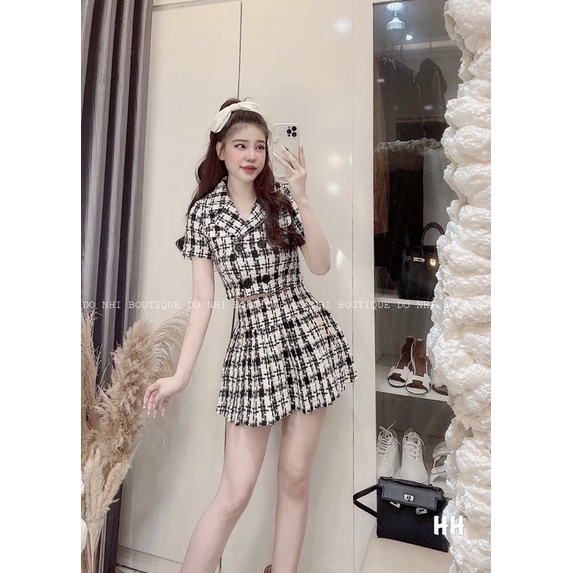 SET VEST BỐ CARO HỒNG -XANH - ĐEN ❤️❤️ | BigBuy360 - bigbuy360.vn
