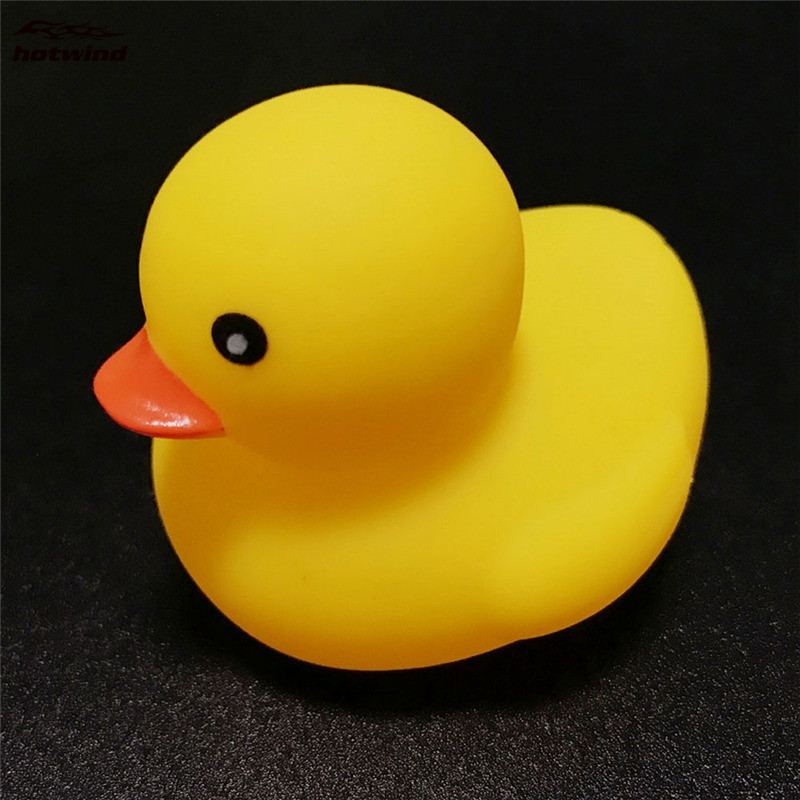Đồ chơi bóp hơi hình chú vịt màu vàng bằng cao su cho trẻ em khi tắm
