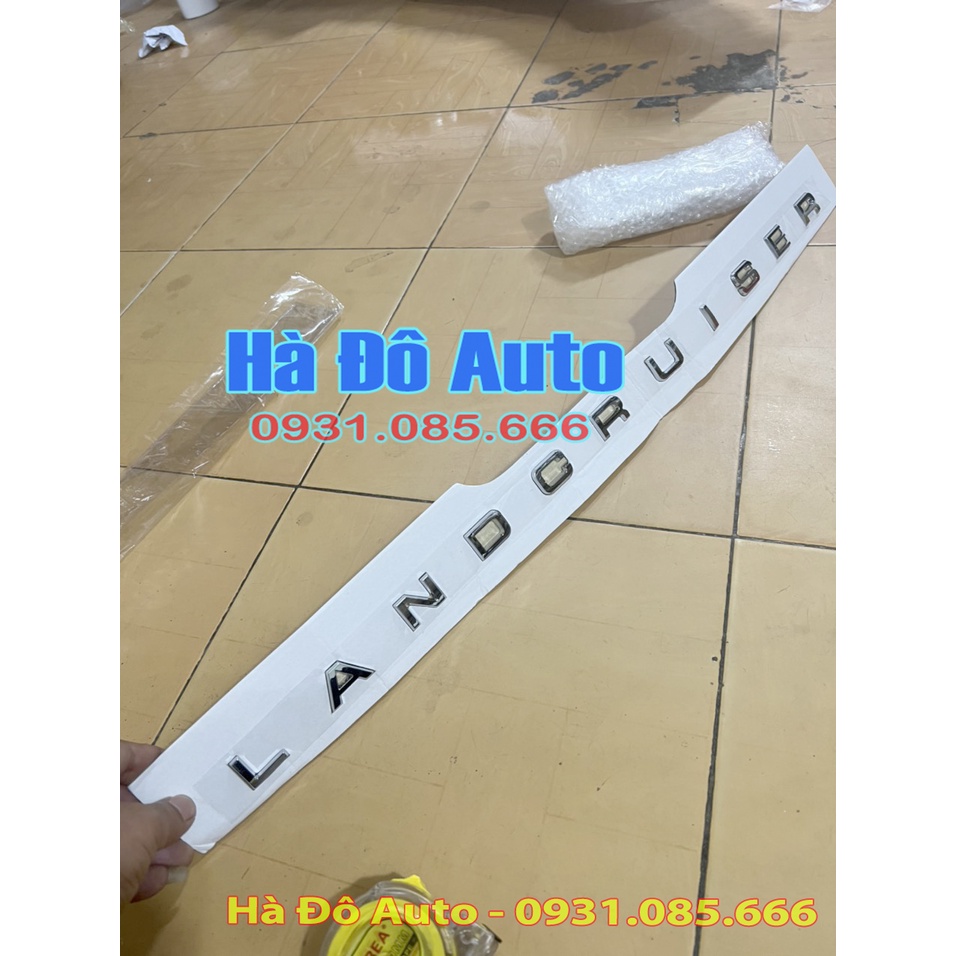 Tem Chữ Land Cruiser Dán Nắp Capo Xe Toyota Land Cruiser - Logo Chữ Nổi Land Cruiser Dán Duôi Xe Toy