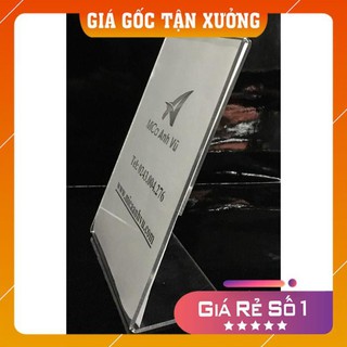 Bộ 5 menu mica chữ l a6 ngang & dọc