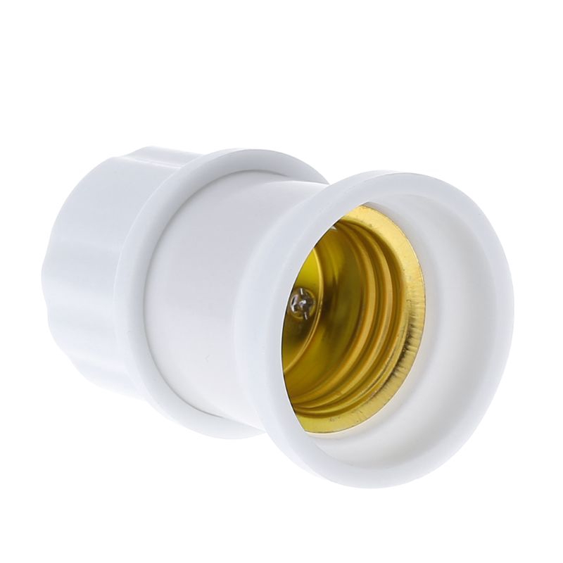 E27 Plastic Hanging Lamp Thread Base Screw Light Bulb Ceramics Socket Holder Flame Retardant Durable