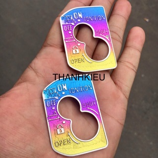 Dán khoá winner x / logo dán khoá winner x điện phân có keo sẵn