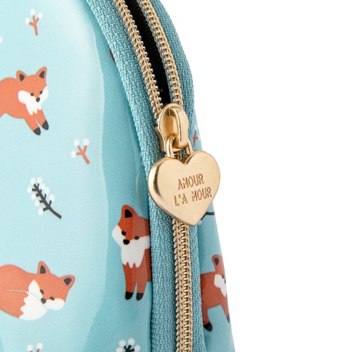 Túi Đựng Đồ ARTBOX Hàn Quốc Hình Bán Nguyệt In Họa Tiết Cáo Dễ Thương