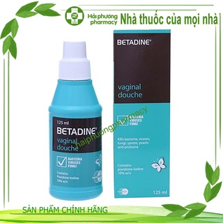 Betadine Vaginal Douche Dung dịch vệ sinh phụ khoa chai 125ml